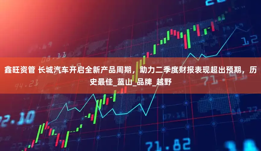鑫旺资管 长城汽车开启全新产品周期，助力二季度财报表现超出预期，历史最佳_蓝山_品牌_越野