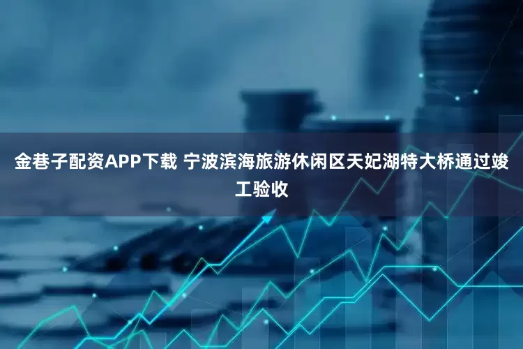 金巷子配资APP下载 宁波滨海旅游休闲区天妃湖特大桥通过竣工验收