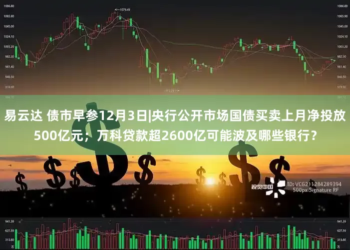易云达 债市早参12月3日|央行公开市场国债买卖上月净投放500亿元；万科贷款超2600亿可能波及哪些银行？